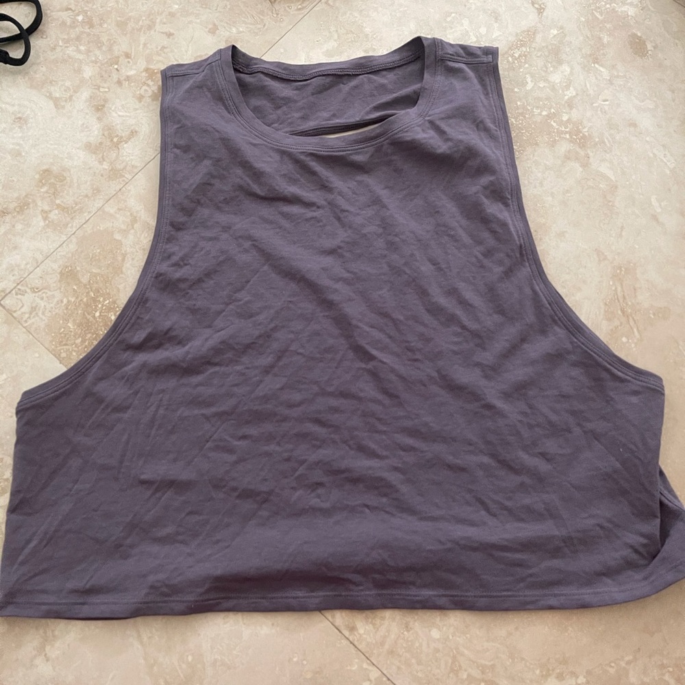 Lululemon Cut Back Crop Muscle Tank